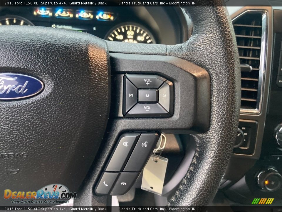 2015 Ford F150 XLT SuperCab 4x4 Guard Metallic / Black Photo #18