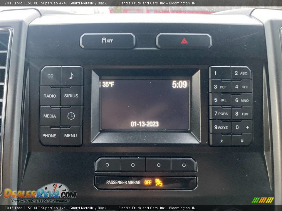 2015 Ford F150 XLT SuperCab 4x4 Guard Metallic / Black Photo #25