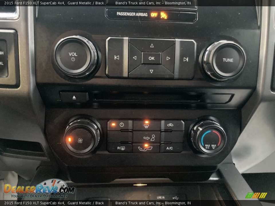 2015 Ford F150 XLT SuperCab 4x4 Guard Metallic / Black Photo #26