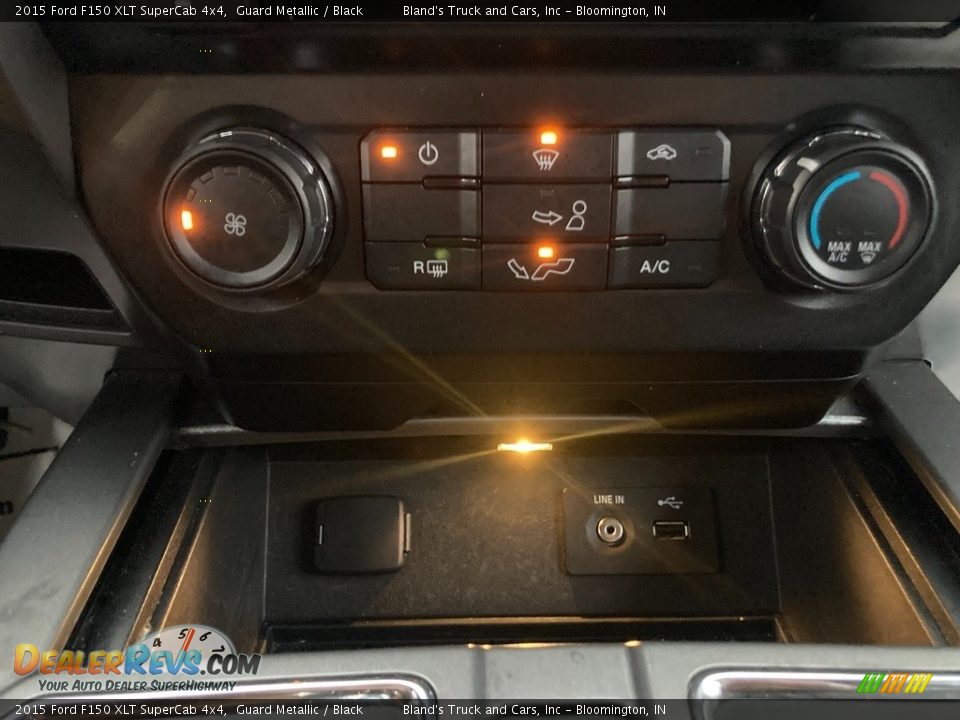2015 Ford F150 XLT SuperCab 4x4 Guard Metallic / Black Photo #27