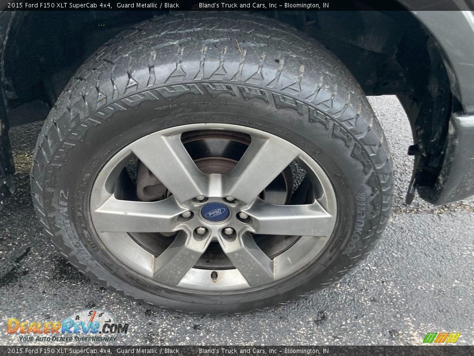 2015 Ford F150 XLT SuperCab 4x4 Guard Metallic / Black Photo #33