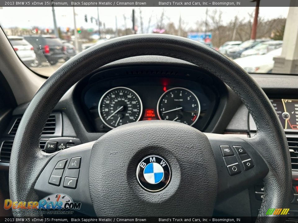 2013 BMW X5 xDrive 35i Premium Black Sapphire Metallic / Cinnamon Brown Photo #12