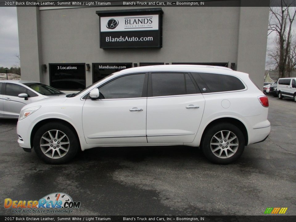 2017 Buick Enclave Leather Summit White / Light Titanium Photo #1