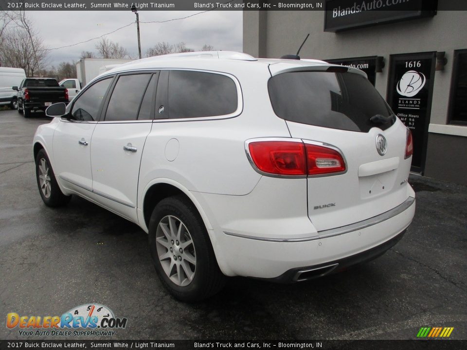 2017 Buick Enclave Leather Summit White / Light Titanium Photo #3