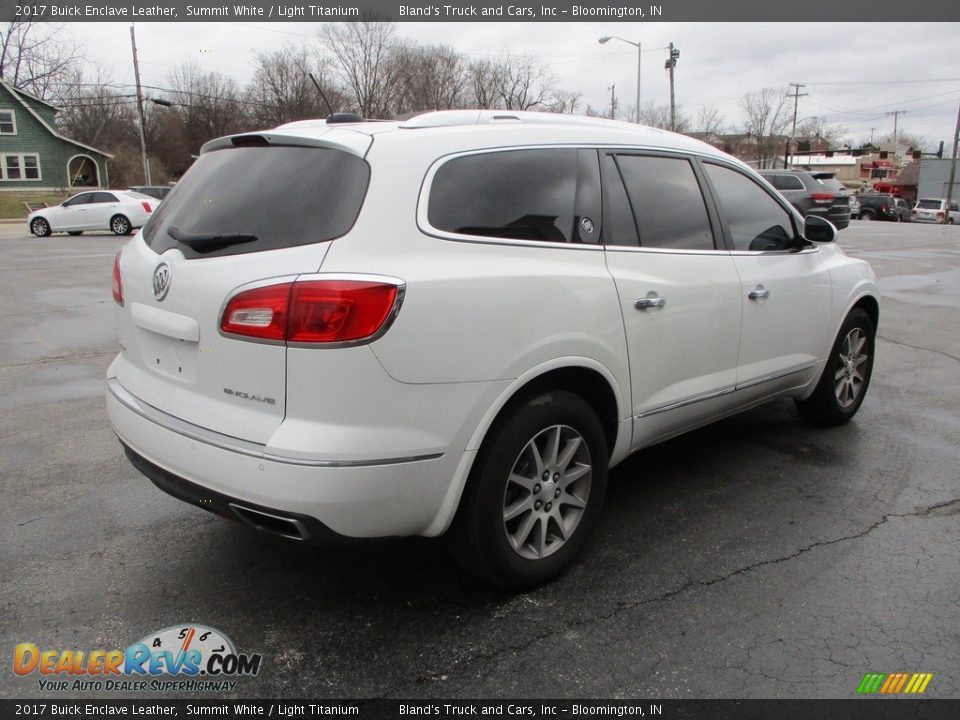 2017 Buick Enclave Leather Summit White / Light Titanium Photo #4