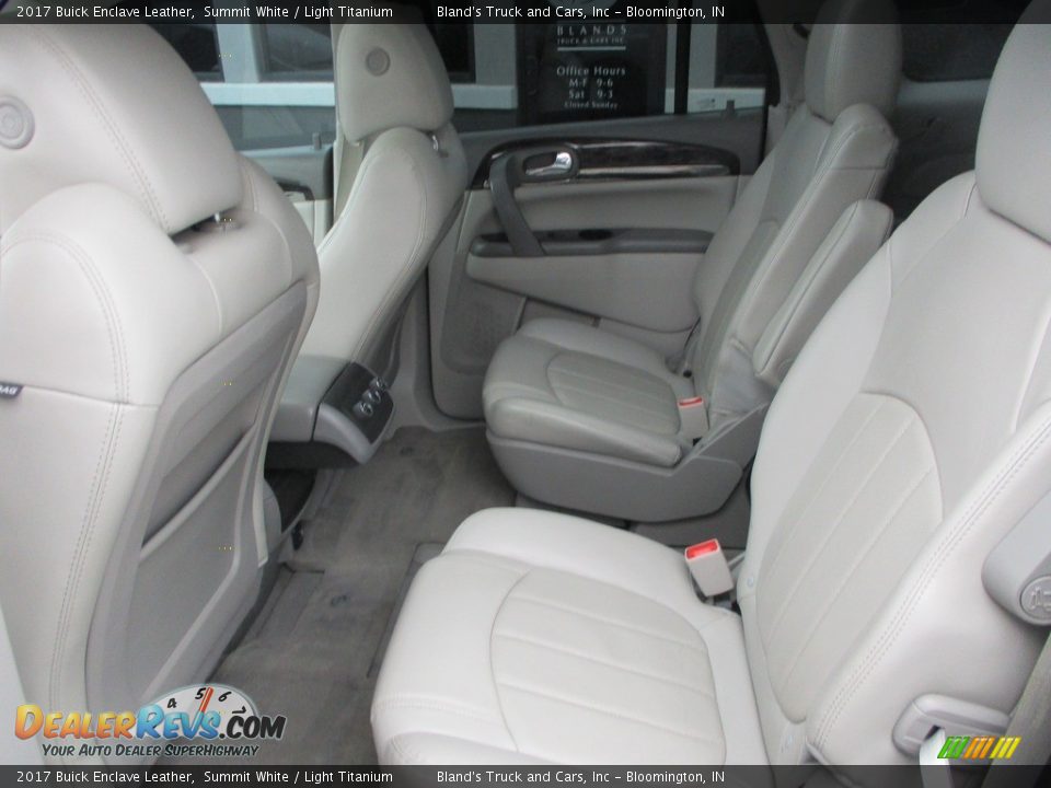 2017 Buick Enclave Leather Summit White / Light Titanium Photo #8