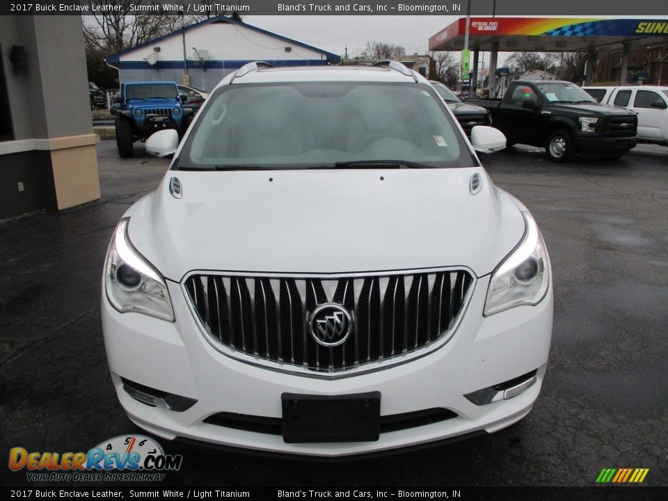 2017 Buick Enclave Leather Summit White / Light Titanium Photo #32