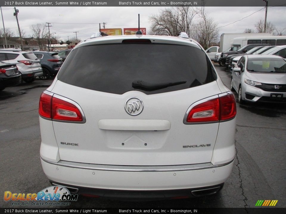 2017 Buick Enclave Leather Summit White / Light Titanium Photo #33