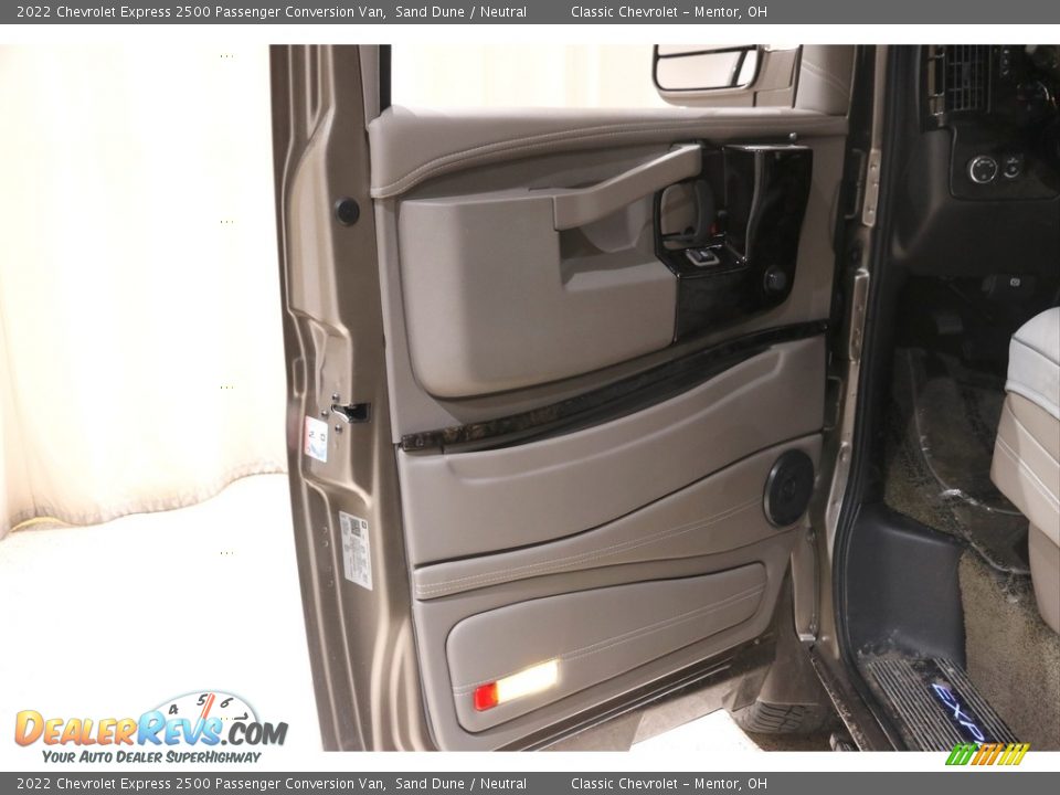 Door Panel of 2022 Chevrolet Express 2500 Passenger Conversion Van Photo #4