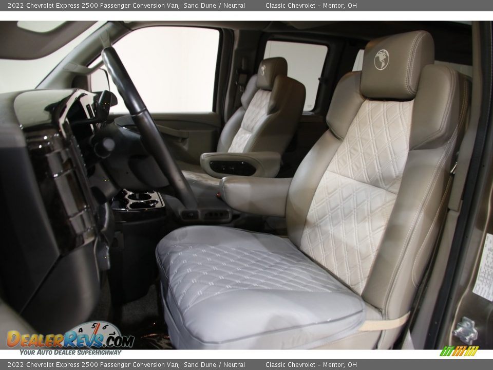Front Seat of 2022 Chevrolet Express 2500 Passenger Conversion Van Photo #5