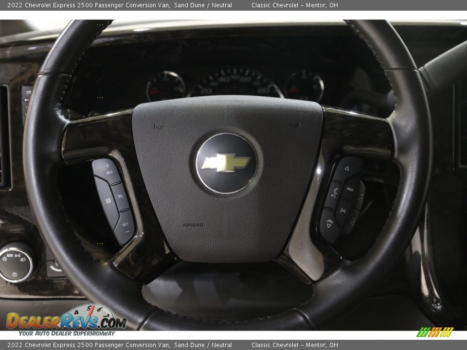 2022 Chevrolet Express 2500 Passenger Conversion Van Steering Wheel Photo #7