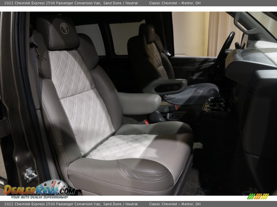Front Seat of 2022 Chevrolet Express 2500 Passenger Conversion Van Photo #18