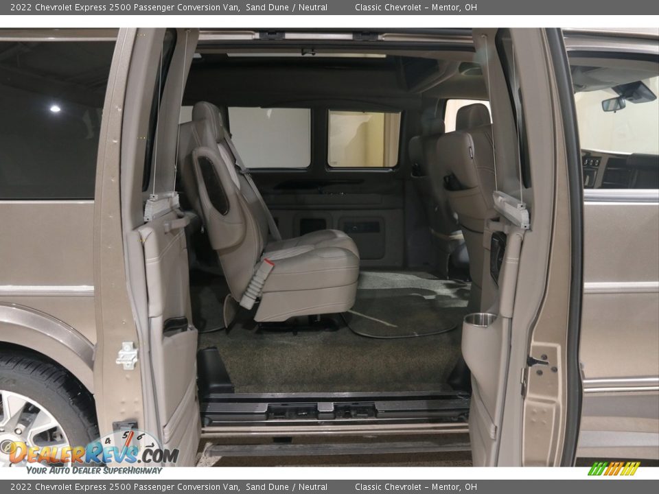 Rear Seat of 2022 Chevrolet Express 2500 Passenger Conversion Van Photo #19