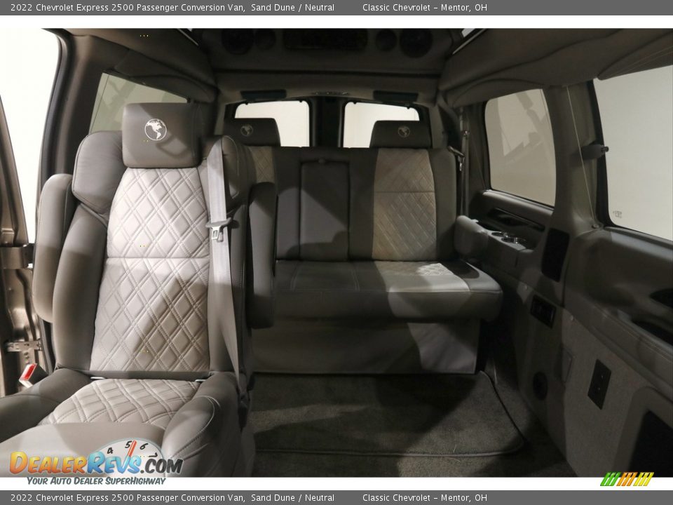 Rear Seat of 2022 Chevrolet Express 2500 Passenger Conversion Van Photo #22