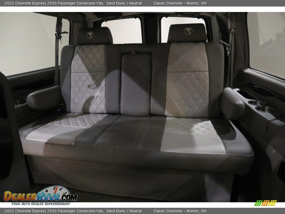 Rear Seat of 2022 Chevrolet Express 2500 Passenger Conversion Van Photo #23