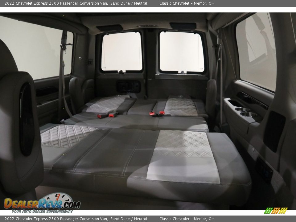 Rear Seat of 2022 Chevrolet Express 2500 Passenger Conversion Van Photo #24