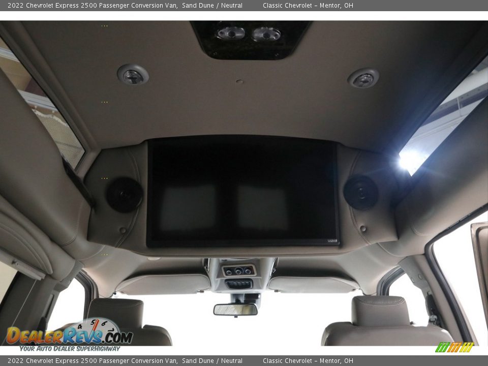 Entertainment System of 2022 Chevrolet Express 2500 Passenger Conversion Van Photo #25