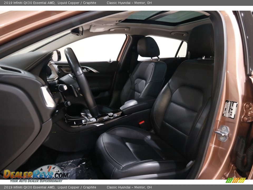 Graphite Interior - 2019 Infiniti QX30 Essential AWD Photo #5