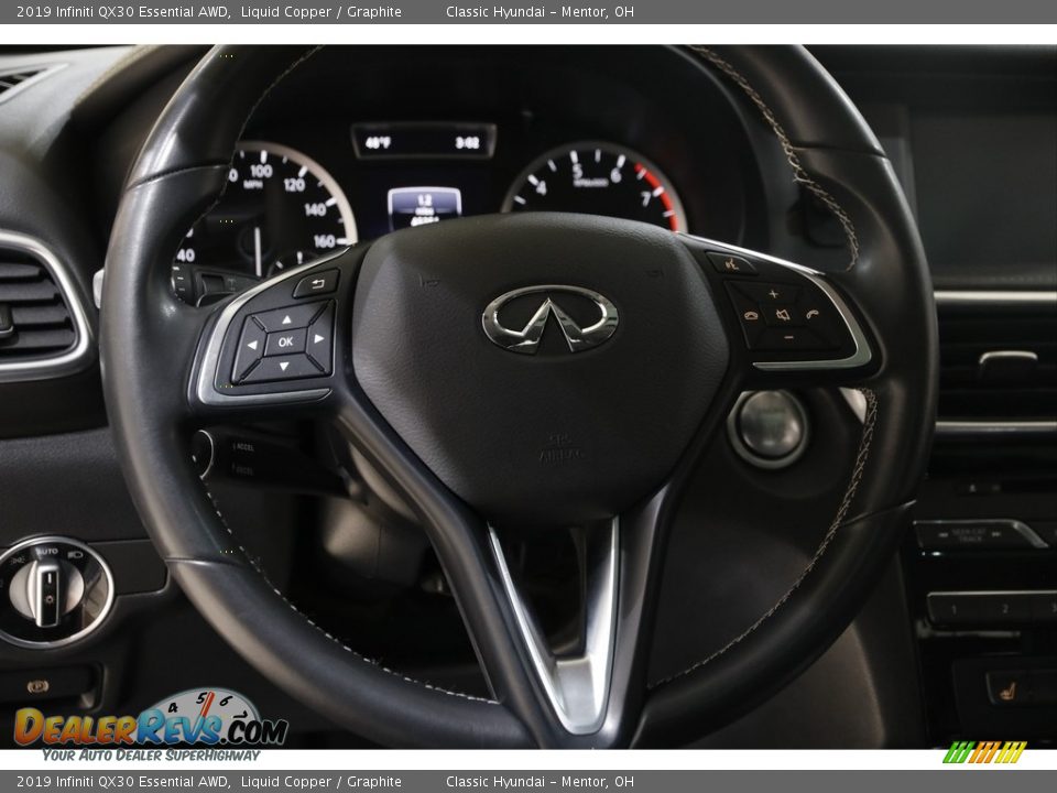 2019 Infiniti QX30 Essential AWD Steering Wheel Photo #7