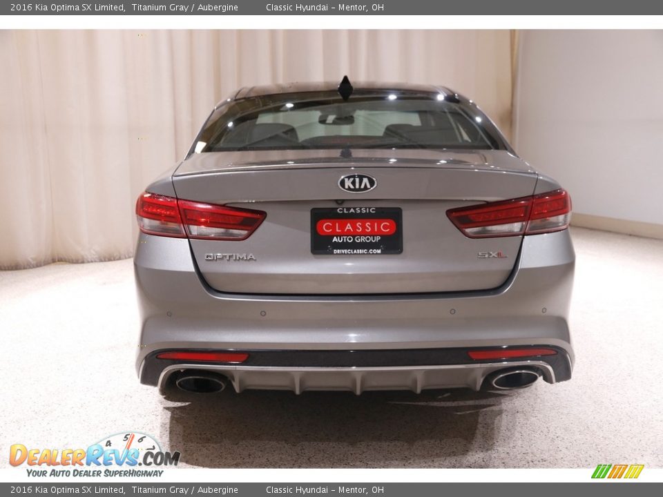 2016 Kia Optima SX Limited Titanium Gray / Aubergine Photo #22