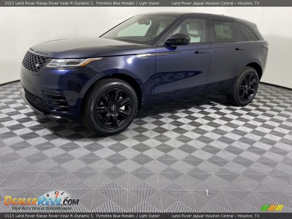 2023 Land Rover Range Rover Velar R-Dynamic S Portofino Blue Metallic / Light Oyster Photo #1