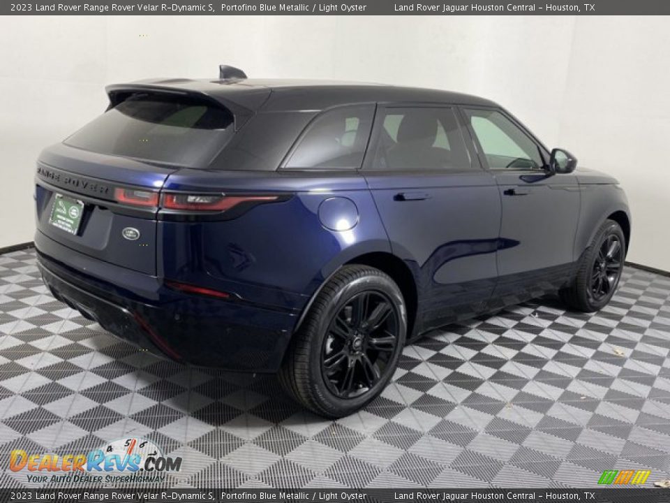 2023 Land Rover Range Rover Velar R-Dynamic S Portofino Blue Metallic / Light Oyster Photo #2