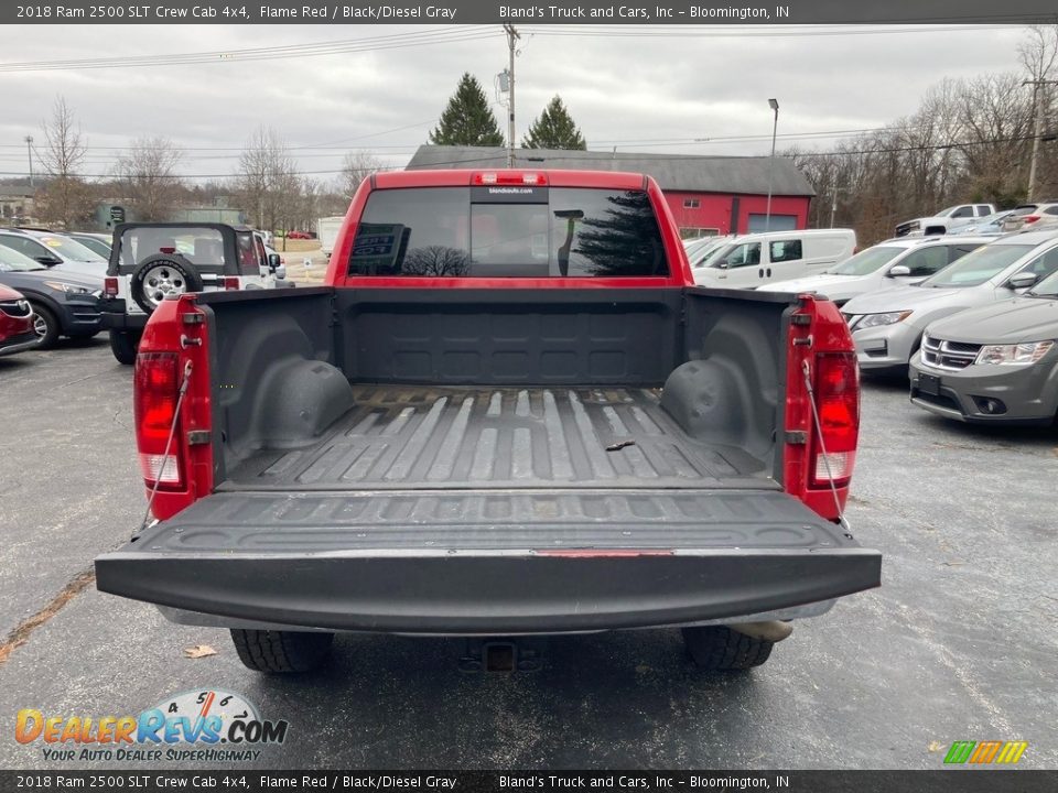 2018 Ram 2500 SLT Crew Cab 4x4 Flame Red / Black/Diesel Gray Photo #5