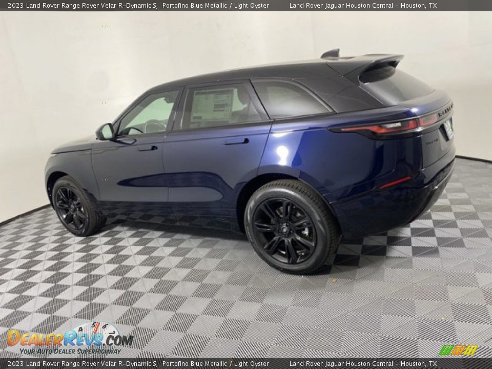 2023 Land Rover Range Rover Velar R-Dynamic S Portofino Blue Metallic / Light Oyster Photo #6