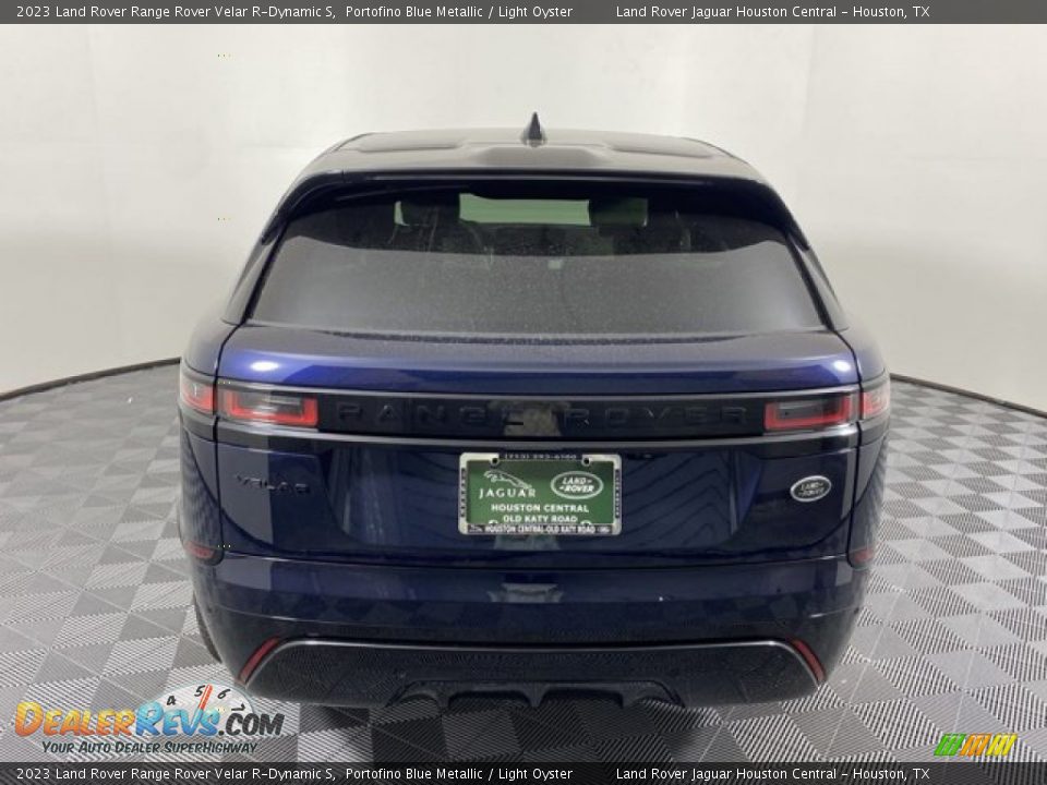 2023 Land Rover Range Rover Velar R-Dynamic S Portofino Blue Metallic / Light Oyster Photo #7