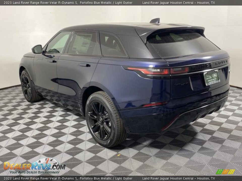 2023 Land Rover Range Rover Velar R-Dynamic S Portofino Blue Metallic / Light Oyster Photo #10