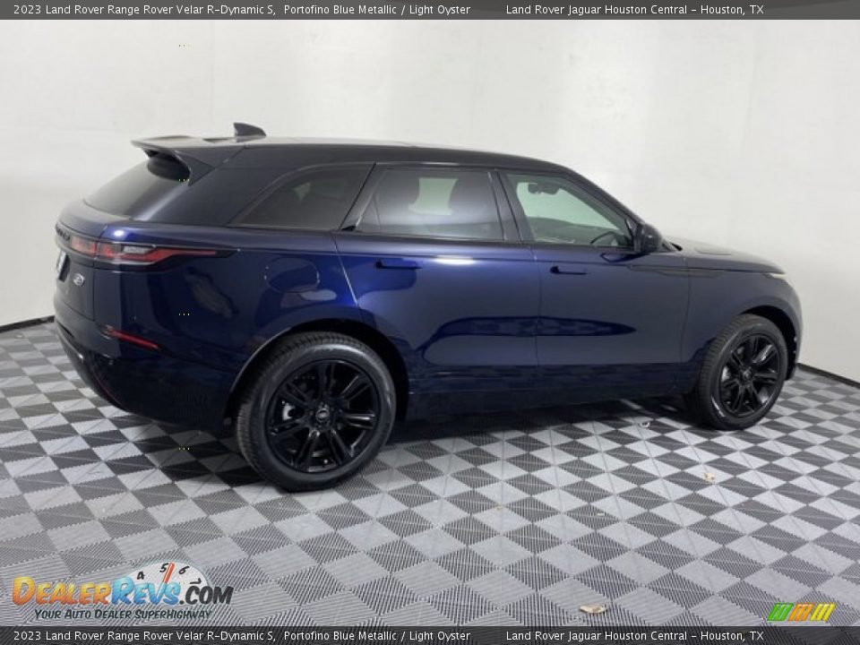 2023 Land Rover Range Rover Velar R-Dynamic S Portofino Blue Metallic / Light Oyster Photo #11