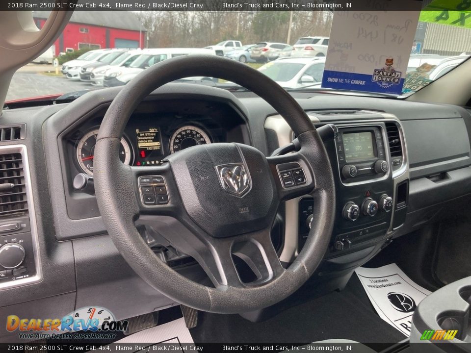 2018 Ram 2500 SLT Crew Cab 4x4 Steering Wheel Photo #11