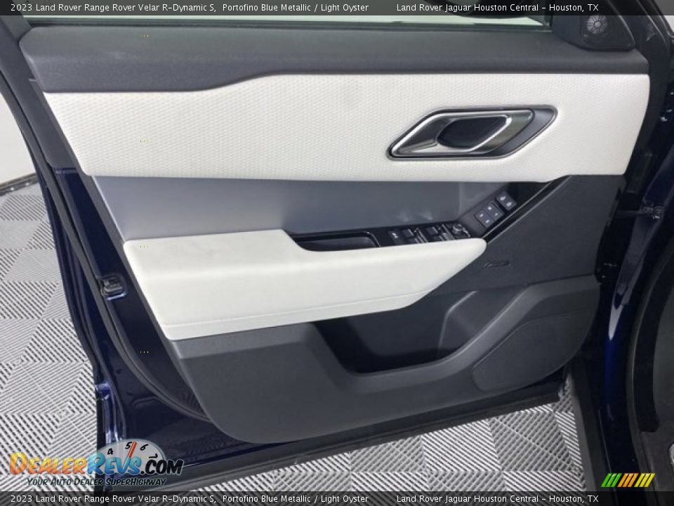 2023 Land Rover Range Rover Velar R-Dynamic S Portofino Blue Metallic / Light Oyster Photo #13