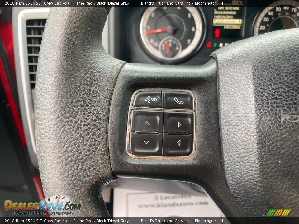 2018 Ram 2500 SLT Crew Cab 4x4 Steering Wheel Photo #13