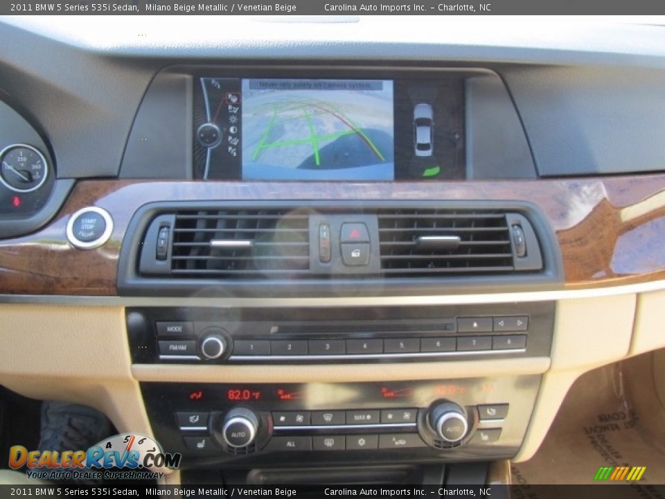 2011 BMW 5 Series 535i Sedan Milano Beige Metallic / Venetian Beige Photo #15