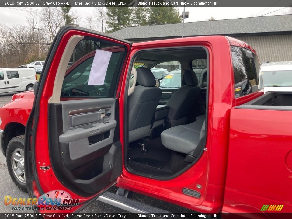 2018 Ram 2500 SLT Crew Cab 4x4 Flame Red / Black/Diesel Gray Photo #22