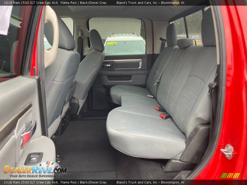 Rear Seat of 2018 Ram 2500 SLT Crew Cab 4x4 Photo #23