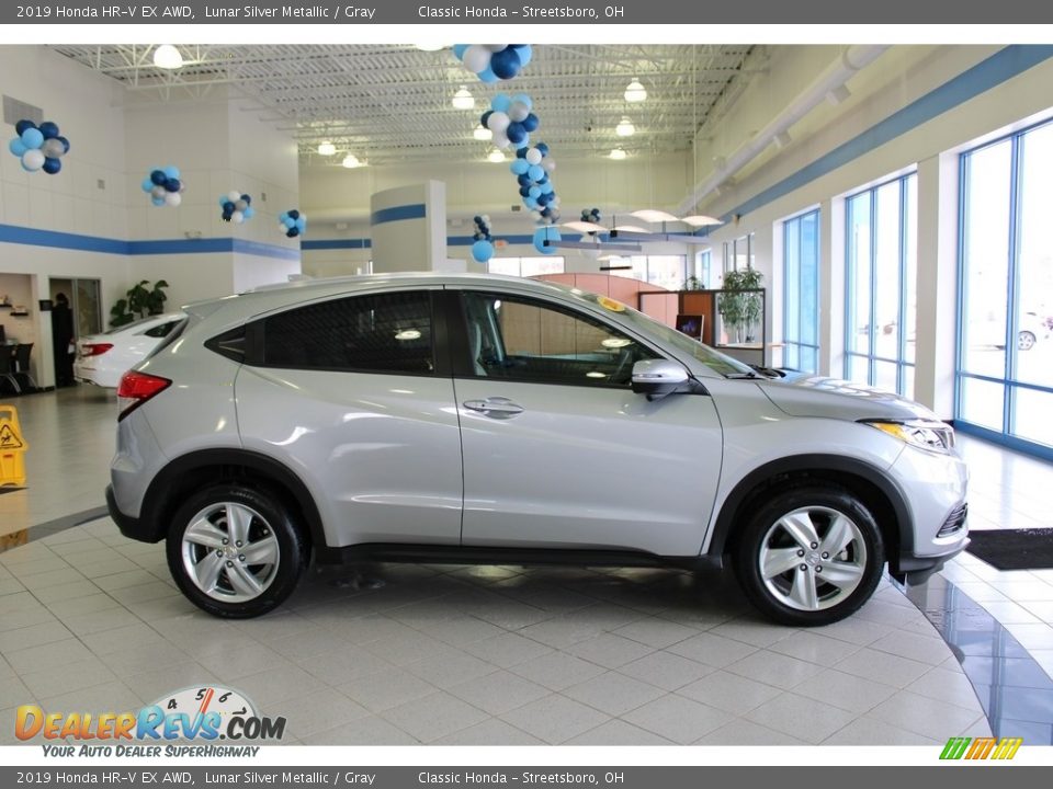 2019 Honda HR-V EX AWD Lunar Silver Metallic / Gray Photo #4