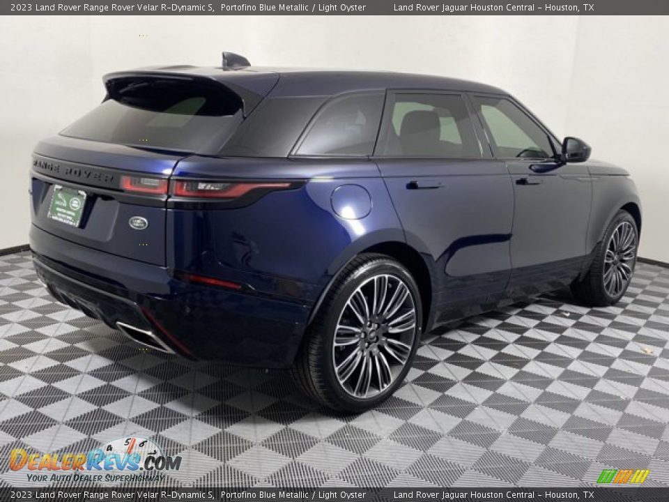 2023 Land Rover Range Rover Velar R-Dynamic S Portofino Blue Metallic / Light Oyster Photo #2