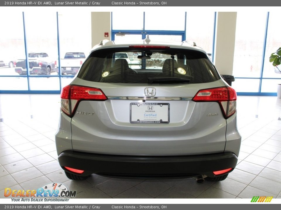 2019 Honda HR-V EX AWD Lunar Silver Metallic / Gray Photo #8