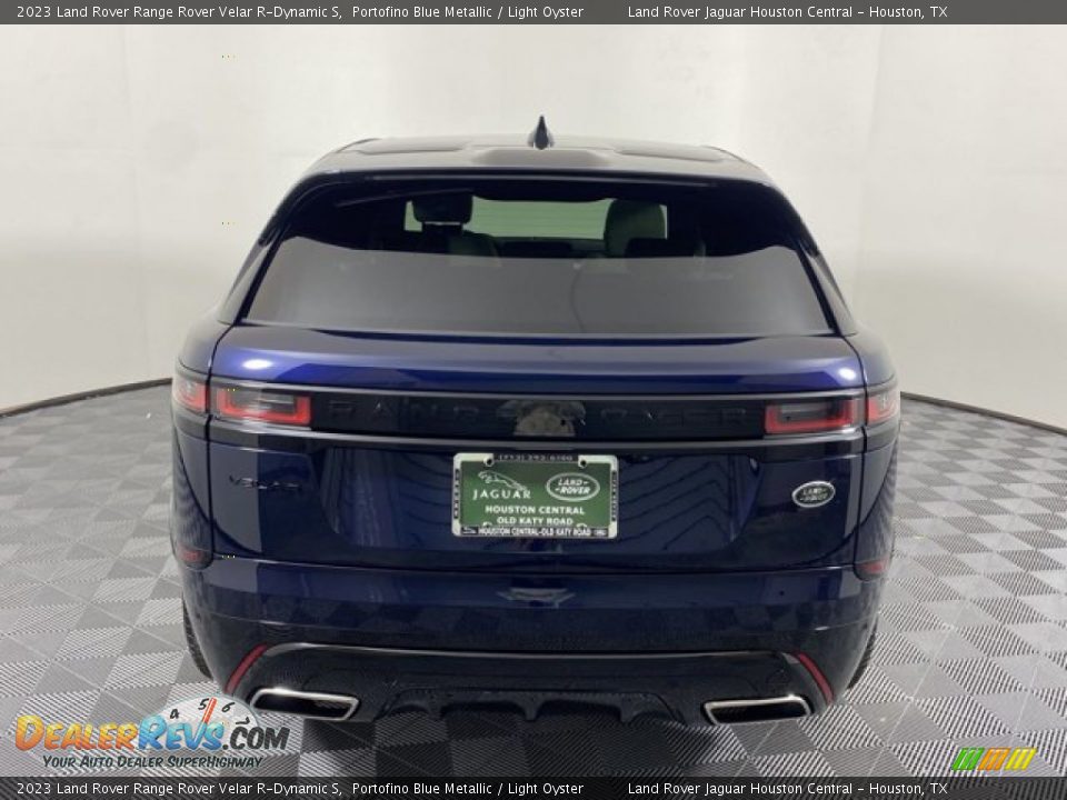2023 Land Rover Range Rover Velar R-Dynamic S Portofino Blue Metallic / Light Oyster Photo #7