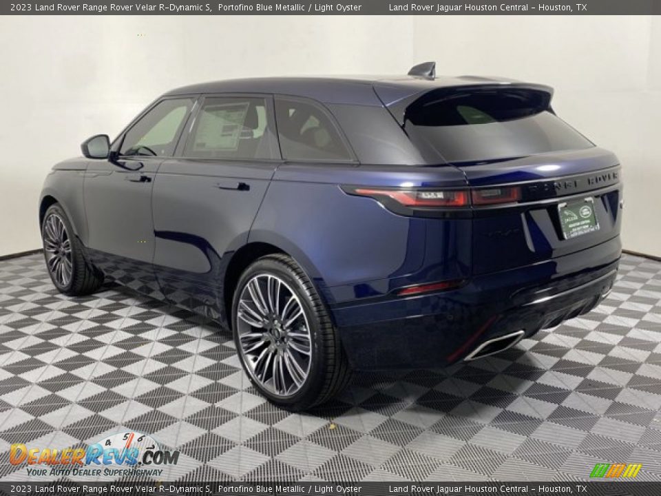 2023 Land Rover Range Rover Velar R-Dynamic S Portofino Blue Metallic / Light Oyster Photo #10