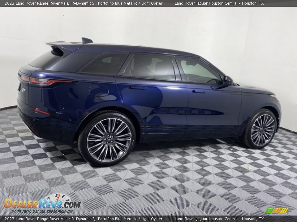 2023 Land Rover Range Rover Velar R-Dynamic S Portofino Blue Metallic / Light Oyster Photo #11