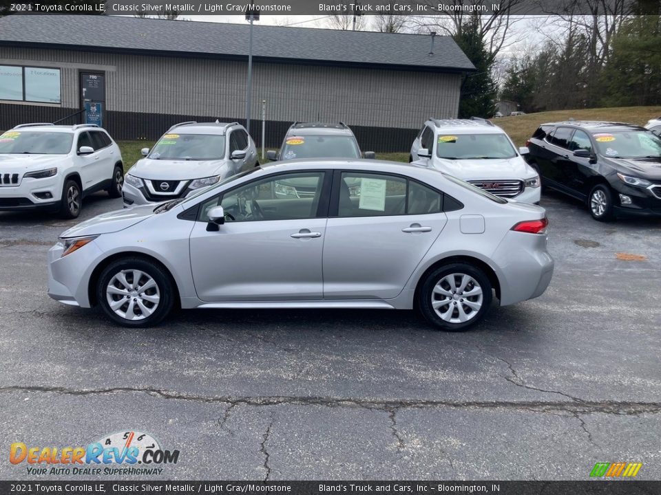 Classic Silver Metallic 2021 Toyota Corolla LE Photo #1