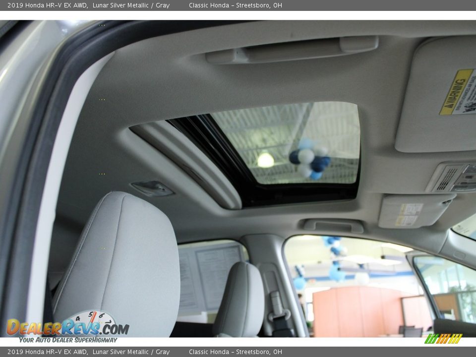 2019 Honda HR-V EX AWD Lunar Silver Metallic / Gray Photo #17