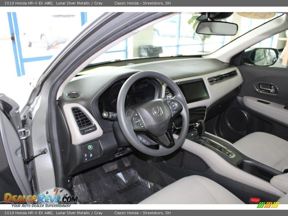 2019 Honda HR-V EX AWD Lunar Silver Metallic / Gray Photo #28