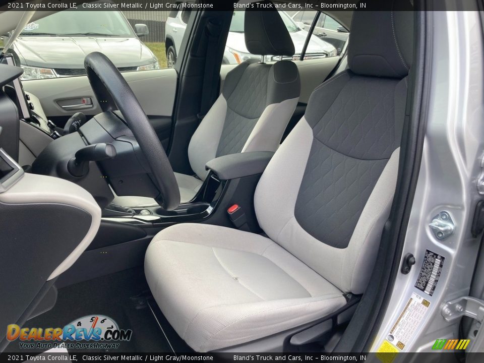Front Seat of 2021 Toyota Corolla LE Photo #13