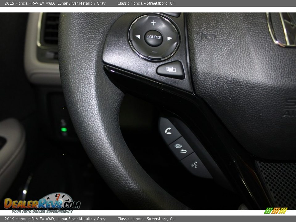 2019 Honda HR-V EX AWD Lunar Silver Metallic / Gray Photo #32