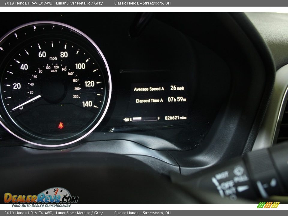 2019 Honda HR-V EX AWD Lunar Silver Metallic / Gray Photo #34