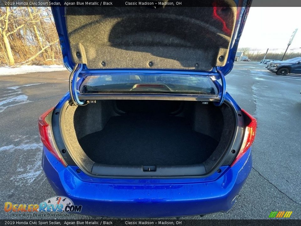 2019 Honda Civic Sport Sedan Agean Blue Metallic / Black Photo #17